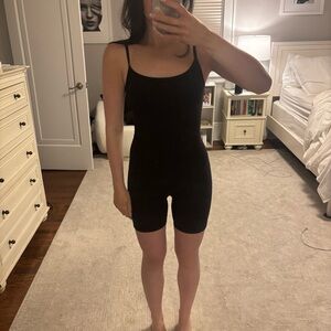 Aritzia Black Wilfred Athletic Romper